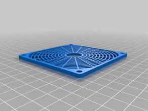 my customized fan grille 3d printer accessories 3d print model - Mito3D