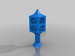 stop light 3d printing 3d print model - Mito3D