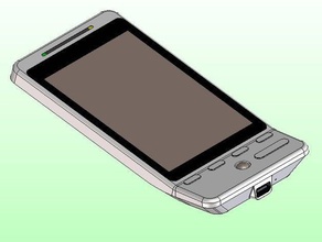 htc hero anatomicamente corretta -non stampa telefono cellulare android manichino dummy phone eur ing andy meridionale vecchio 3d print model - Mito3D