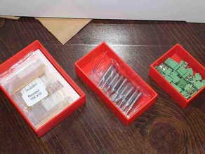 peças pequenas bandejas 3 tamanhos porta-ferramentas & caixas 3d print model - Mito3D