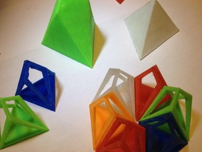 chestahedron Mathe-Kunst 3d geometrie die Heilige Form 3d print model - Mito3D