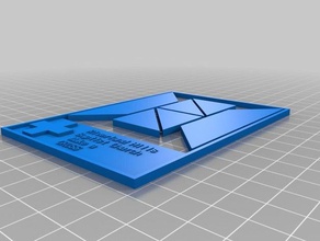 rhbc cross-puzzle Rätsel kundengebundene 3d print model - Mito3D