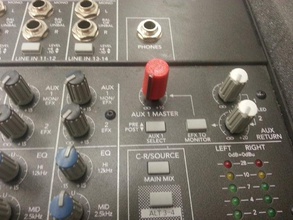 mackie bouton de volume remplacement mis à jour l'audio table mixage musi musique 3d print model - Mito3D