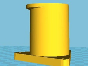 wall mounted filament spool hook 3d printer accessories holder mount 3d print model - Mito3D