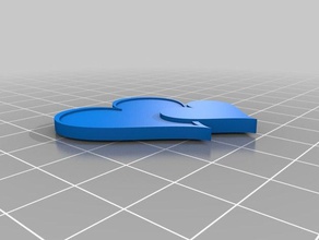 my customized heart shape organization 3d print model - Mito3D