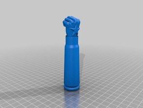punho de bala esculturas américa eua 3d print model - Mito3D