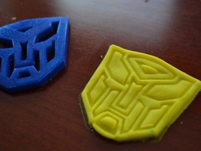 trafoları kesici logo mutfak ve yemek cookiecutter çerez playdoh trafo transformers 3d print model - Mito3D