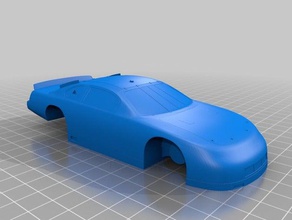 nascar tarzı yarış arabası araç araba lastik tekerlek tekerlekli 3d print model - Mito3D