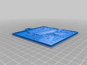 plan 2 lithopane 2d art personnalisé 3d print model - Mito3D