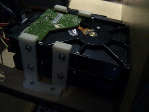 dual hdd staffe di montaggio l'elettronica 35 hard disk tom 3d print model - Mito3D