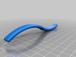 sanding sticks - tapered curved profile hand tools 3d print model - Mito3D