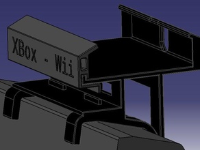 support-tv-xbox kinect Infrarot-wii-bar Spielzeug & game Zubehör Unterstützung wii 3d print model - Mito3D
