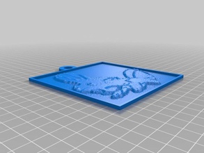 mudkip lithopane 2d a arte personalizado 3d print model - Mito3D