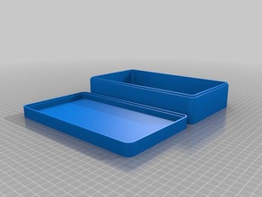 mi personalizar la tapa de caja, posiblemente, las esquinas redondeadas organización personalizado 3d print model - Mito3D