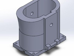 drill battery holder parts 3d print model - Mito3D