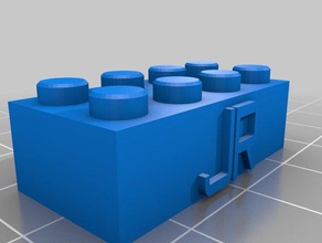 jr bloque lego juguetes de construcción personalizado 3d print model - Mito3D