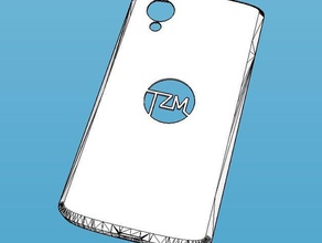 tzm movimento zeitgeist nexus 5 caso telefone celular google de smartphone 3d print model - Mito3D
