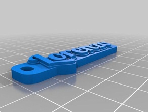 my customized ultimate hd font keychain v2 700 fonts organization 3d print model - Mito3D