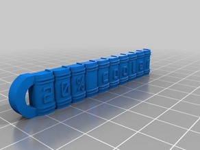 20 cooler keychains customized 3d print model - Mito3D