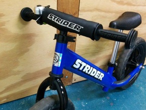 strider bell adaptador esporte & ao ar livre bicicleta de equilíbrio guidão 3d print model - Mito3D