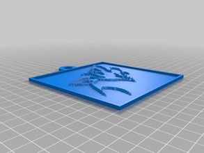lobo art personalizado 3d print model - Mito3D