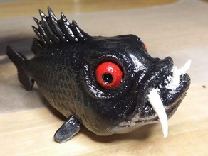 monster fish animals 3d print model - Mito3D