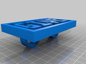 meu word personalizados anéis 3d print model - Mito3D