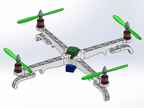 3d printed quadrotor r c vehicles quadcopter 3d print model - Mito3D