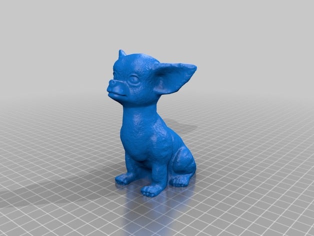 chihuahua scans e réplicas animais bell chiwawa cão mutante de ratos animal estimação rat taco yo quiero 3D print model - Mito3D