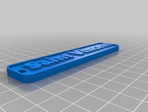 my customized ultimate hd font keychain v2 700 fonts organization 3d print model - Mito3D