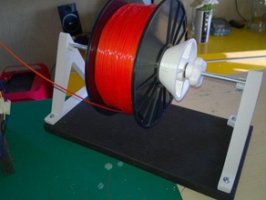 makara tutucu bir boyut tüm filaman 3d yazıcı parçaları filament biriktirme spoolholder standı 3d print model - Mito3D