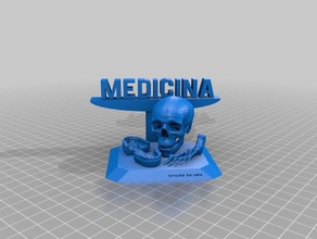 la medicina di vista frontale La stampa 3d 3d print model - Mito3D