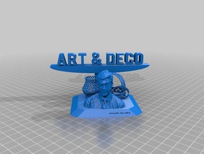 art & deco görünüm ön 3d baskı 3d print model - Mito3D