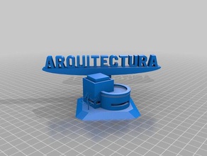 arquitecture ön görünüm 3d baskı 3d print model - Mito3D