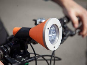 Fahrrad-dynamo-Taschenlampe sport & im freien Fahrrad Fackel dtu41030 dynamo ikea hack led ljusa 3d print model - Mito3D