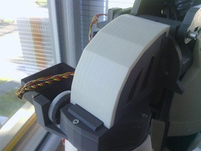 inmoov épaule couverture de gauche à droite la robotique le robot 3d print model - Mito3D