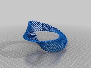 translucent red bracelet bracelets 3d print model - Mito3D