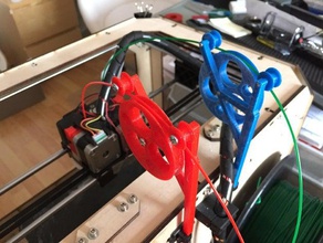 20 filamentguide 3d yazıcı parçaları ctc masaüstü ptinte filaman filament kılavuzu rehberi 3d print model - Mito3D