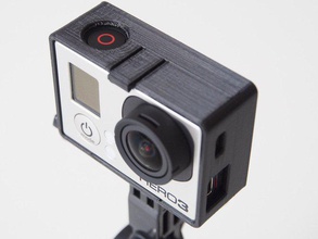 gopro hero3 marco de montaje black edition cámara 3d print model - Mito3D