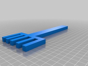 fork 3d printing 3d print model - Mito3D