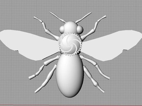 buhar punk arı takı 3d print model - Mito3D