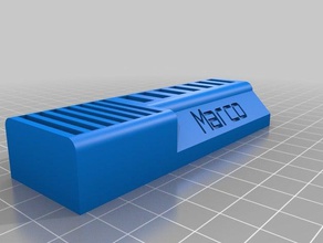 marco's usb holder organization customized sd card 3d print model - Mito3D