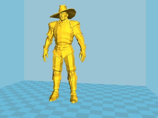 armor Mann Menschen 3dmodel Modell 3D print model - Mito3D