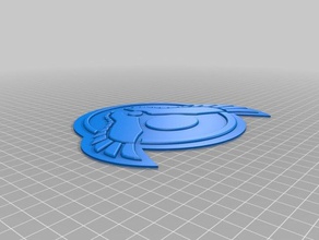 hiigaran emblema - natal homeworld 2 ícone logotipo 3d print model - Mito3D