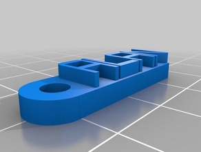 alan keychain organization customized 3d print model - Mito3D