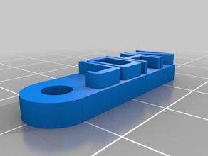 john keychain organization customized 3d print model - Mito3D