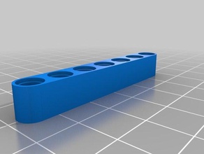 7-Strahl Bau-Spielzeug kundengebundene 3d print model - Mito3D