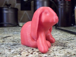 no supports needed ducky lop eared bunny remix toys & games 3d print model - Mito3D