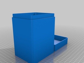 usb drive box containers customized 3d print model - Mito3D