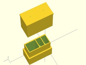 memory stick travel vault tool holders & boxes 3d print model - Mito3D